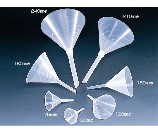 サンプラテック ポリプロピレンハイスピードロート　120mmφ　01104 1個（ご注文単位1個）【直送品】