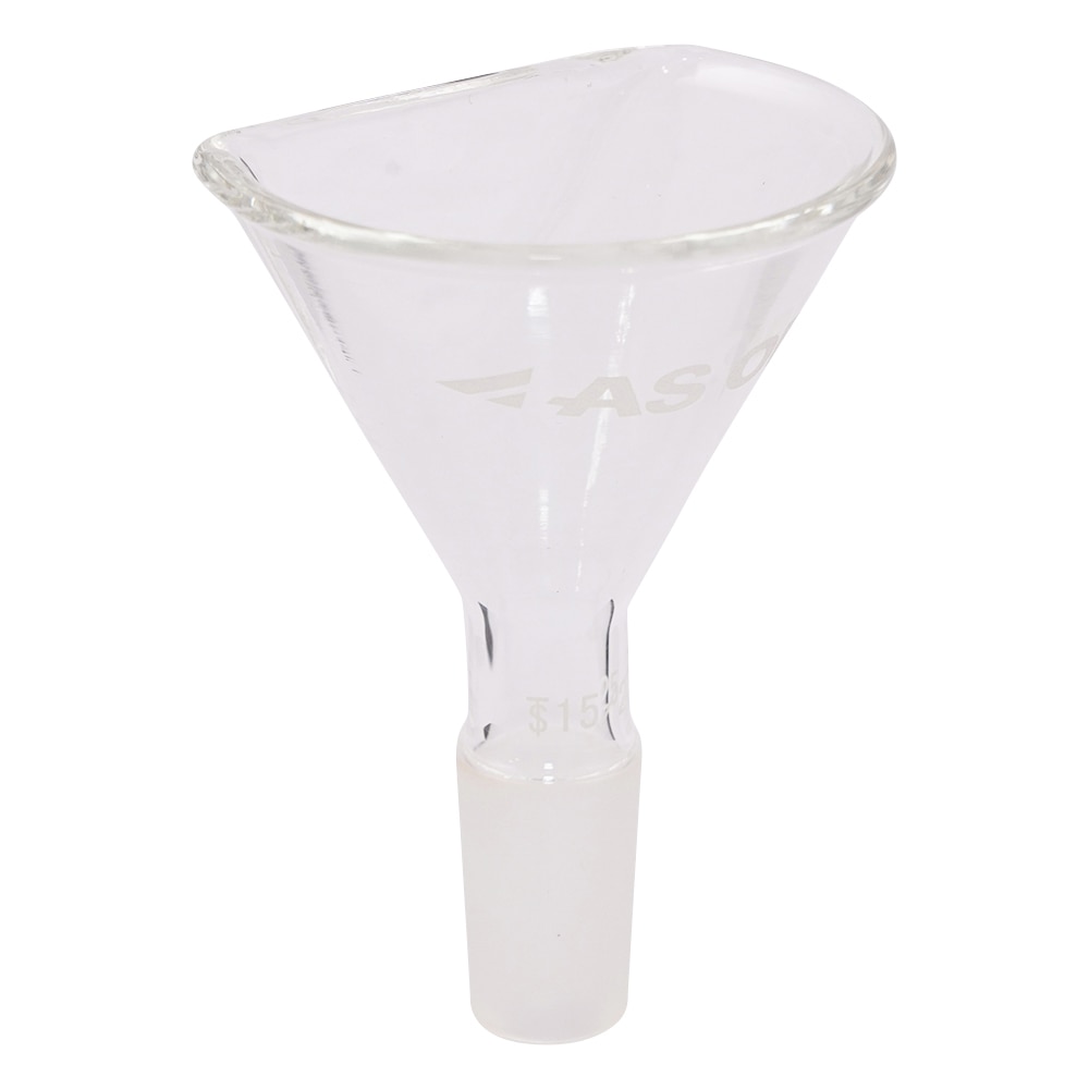 アズワン 粉末ロート(フラット型) 50mm PF-50 1個(ご注文単位1個)【直送品】