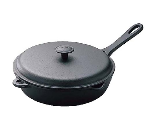 岩鋳 南部鉄 蓋付フライパン 24cm 24112 1842500 1個(ご注文単位1個)【直送品】