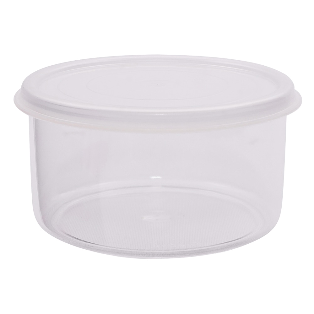 アズワン 丸型V式容器(スチロール製) 10個入 φ82.5×φ78×45.7mm V-8 1箱(ご注文単位1箱)【直送品】