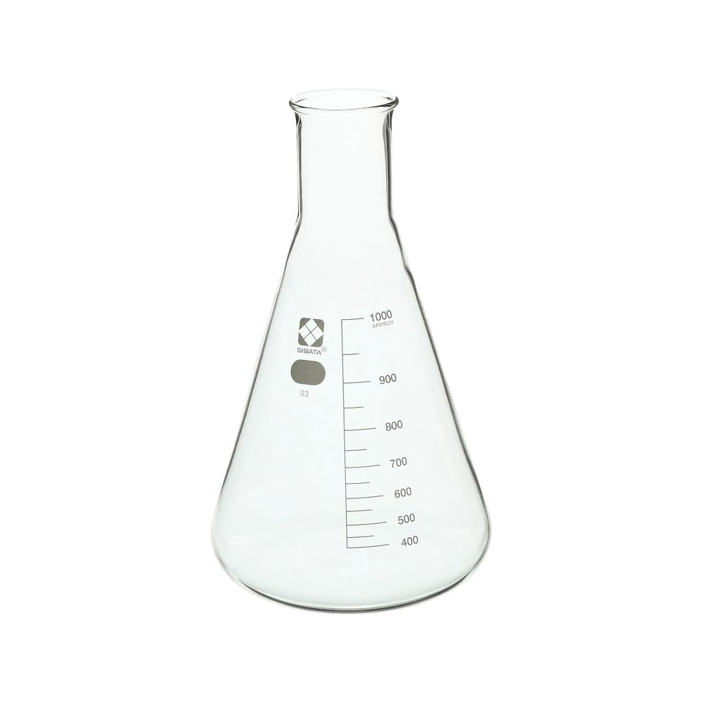 柴田科学 三角フラスコ 1000mL 1本入 010530-1000A 1本(ご注文単位1本)【直送品】