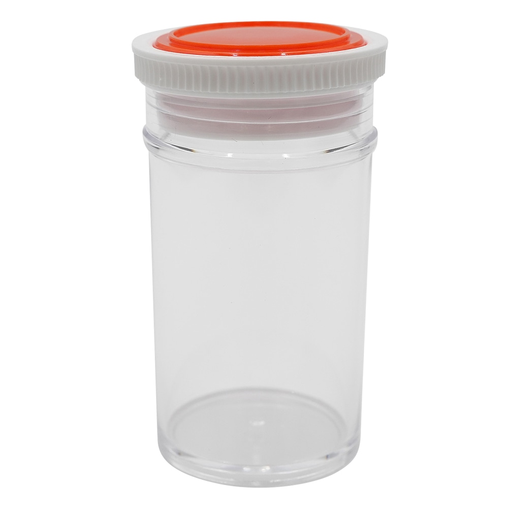 アズワン スチロール棒瓶(標本瓶) 40mL S-40 1本(ご注文単位1本)【直送品】