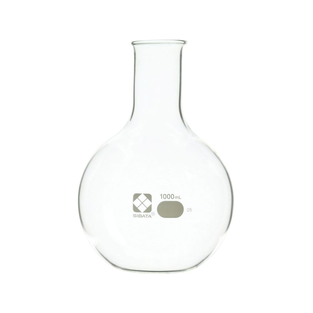 柴田科学 平底フラスコ 1000mL 1本入 010510-1000A 1本(ご注文単位1本)【直送品】
