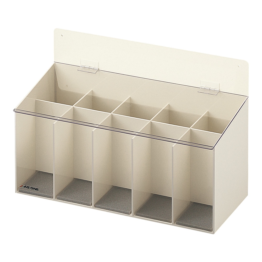 アズワン メガネラック(ゴーグル用・マグネット) 10室 1個(ご注文単位1個)【直送品】