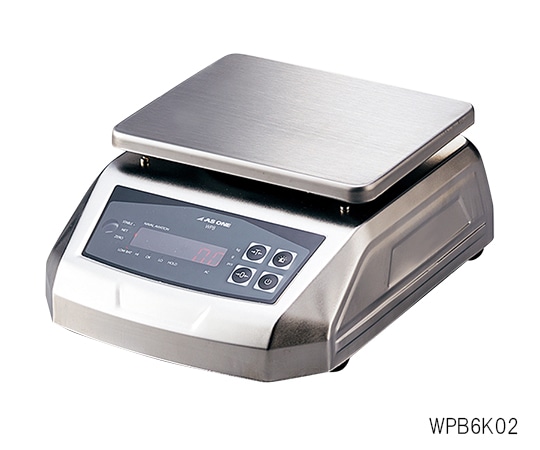 アズワン 防塵防水電子天秤(IP68規格準拠) 30000g WPB30K1 1個(ご注文単位1個)【直送品】