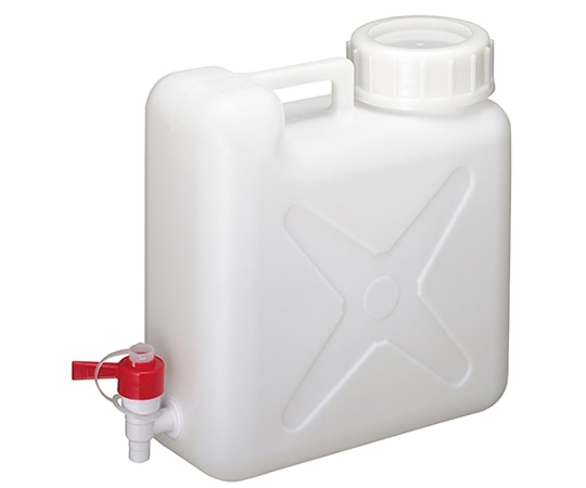 瑞穂化成工業 扁平缶 広口 ケミカルコック付 20L 0318 1個(ご注文単位1個)【直送品】