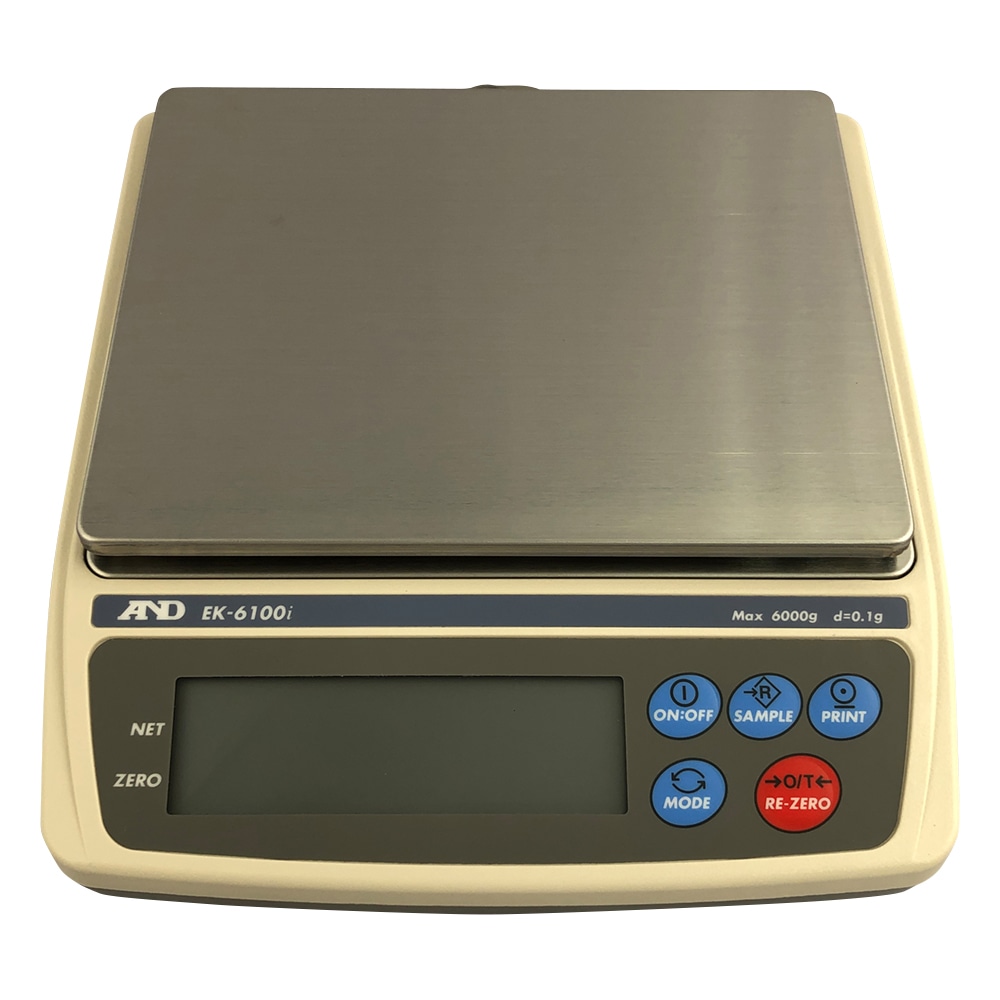 エー・アンド・デイ コンパクト電子天びん EK-iシリーズ ひょう量:6000g 最小表示:0.1g EK6100I-JA 1個(ご注文単位1個)【直送品】