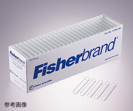 Fisher　Scientific 直口硼珪酸ガラスチューブ φ16×125mm 1ケース（250本×4箱入）　14-961-30 1ケース（ご注文単位1ケース）【直送品】