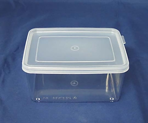 アズワン シール容器 角型 450mL K-1 1個(ご注文単位1個)【直送品】