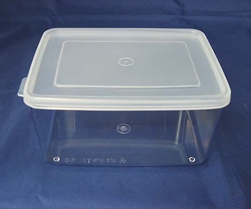 アズワン シール容器 角型 1270mL K-3 1個(ご注文単位1個)【直送品】