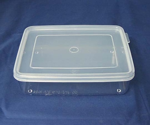 アズワン シール容器 角型 460mL K-2A 1個(ご注文単位1個)【直送品】
