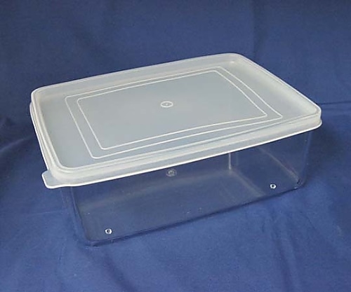 アズワン シール容器 角型 2600mL K-5A 1個(ご注文単位1個)【直送品】