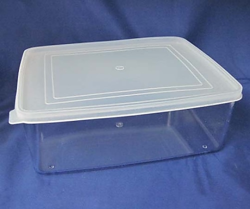 アズワン シール容器 角型 4000mL K-6A 1個(ご注文単位1個)【直送品】