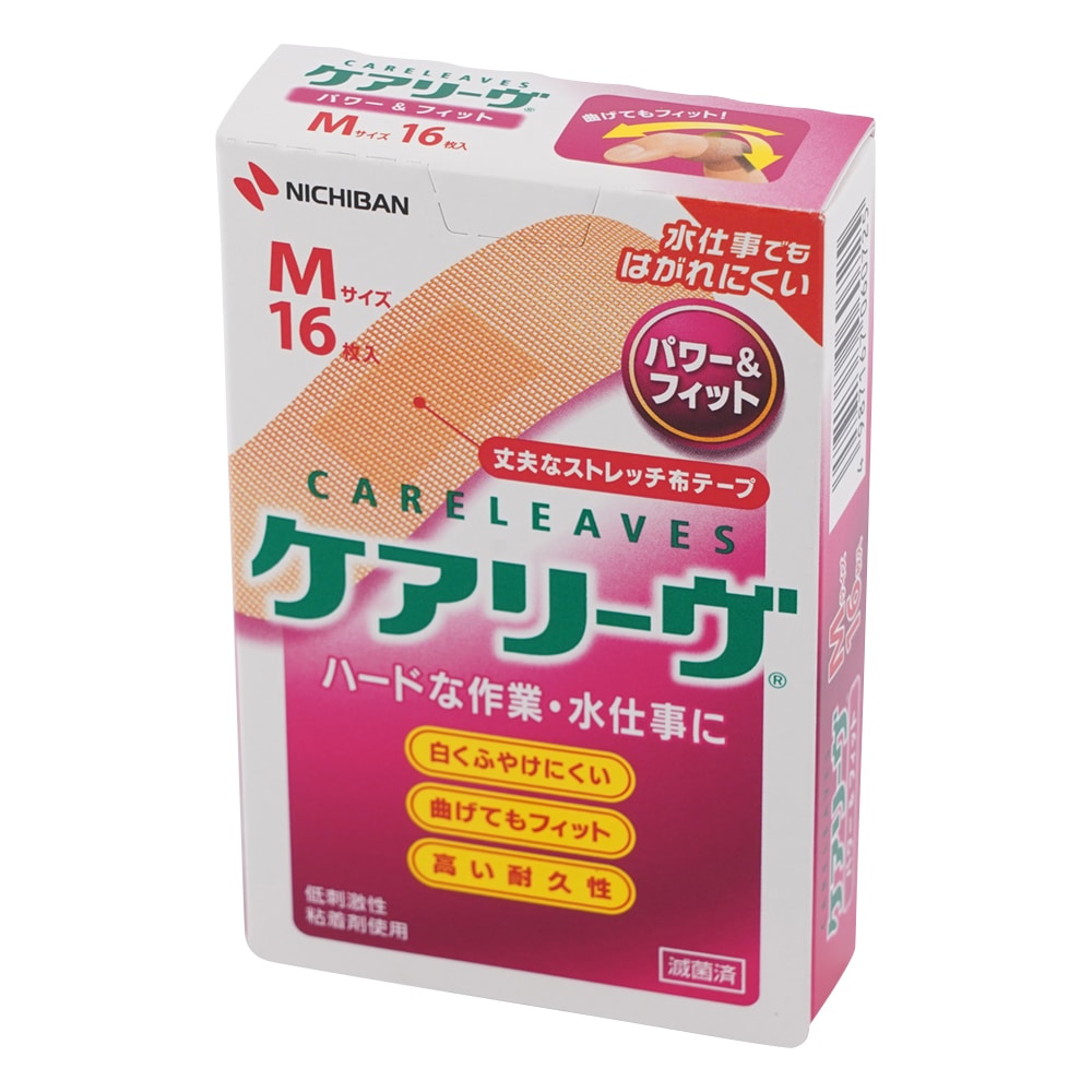 ニチバン ケアリーヴ パワー&フィット M 16枚入 CLP16M 1個(ご注文単位1個)【直送品】