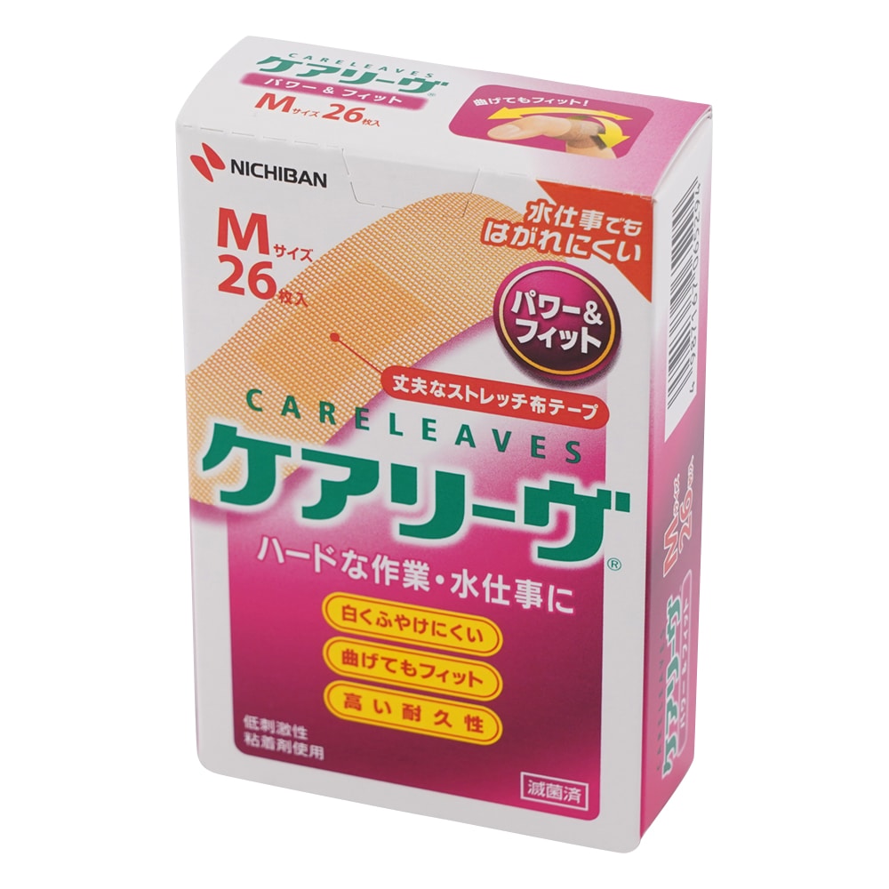 ニチバン ケアリーヴ パワー&フィット M 26枚入 CLP26M 1個(ご注文単位1個)【直送品】