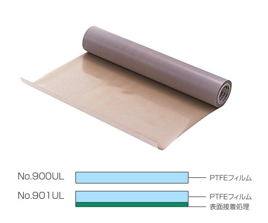 日東電工 フッ素フィルムニトフロン(R)901UL 300mm×10m 0.05厚 No.901 1巻(ご注文単位1巻)【直送品】