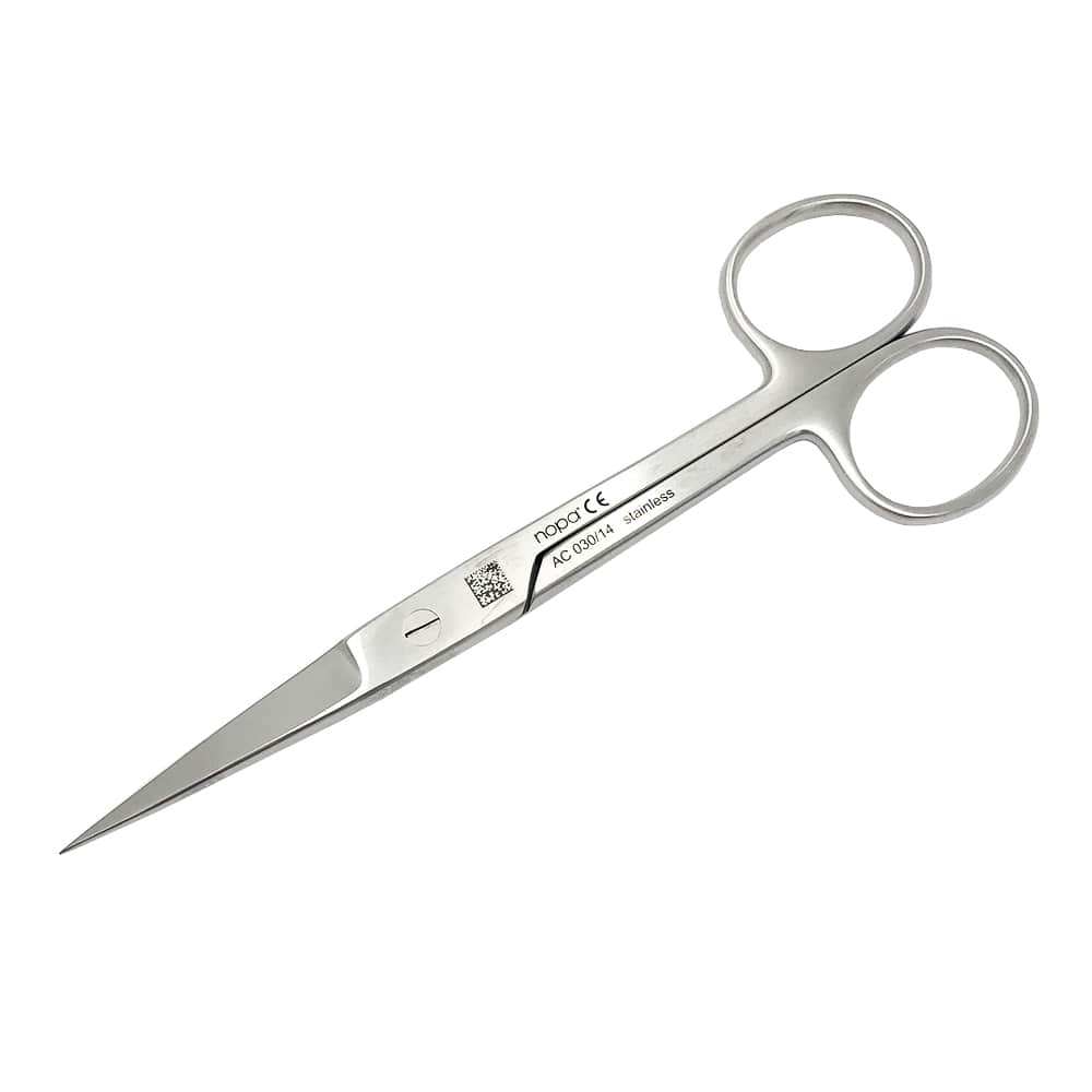 nopa 外科剪刃　両尖　直　145mm　AC 030/14 1個（ご注文単位1個）【直送品】