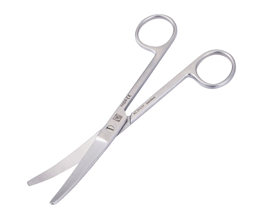 nopa 外科剪刃　両鈍　曲　175mm　AC 011/17 1個（ご注文単位1個）【直送品】