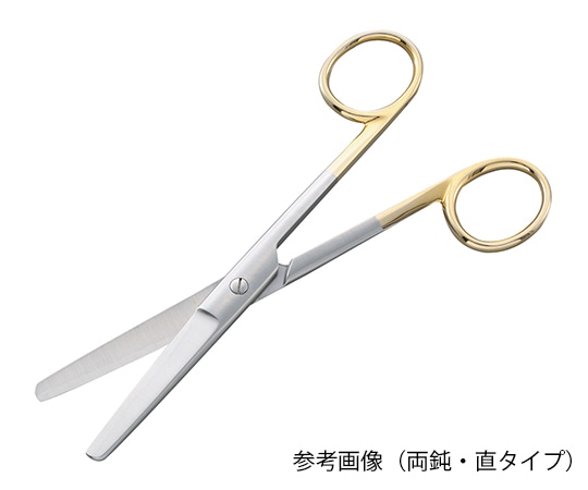 ナビス（アズワン） TC外科剪刀 (超鋼チップ付) 両鈍・直 145mm　05-004-145 1本（ご注文単位1本）【直送品】