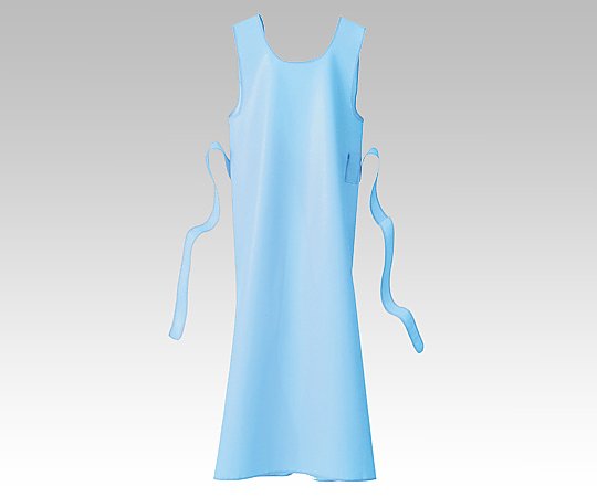 フットマーク 入浴介護用エプロン （ひもタイプ） ブルー／M　403306 M 1枚（ご注文単位1枚）【直送品】