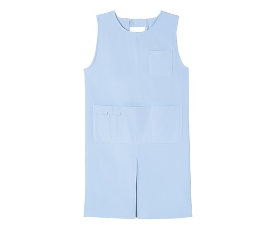 大阪通販 予防衣（センタースリット）　サックス　L　852072 1枚（ご注文単位1枚）【直送品】