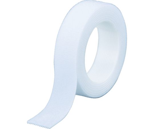 トラスコ中山 マジックバンドR結束テープ両面 幅20mm長さ1.5m白 MKT-2015-W 1巻(ご注文単位1巻)【直送品】