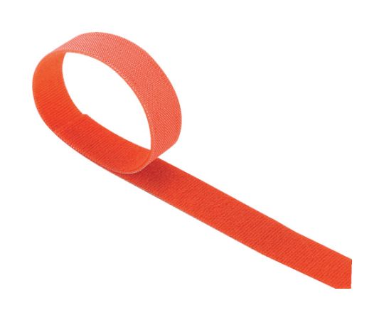 トラスコ中山 マジックバンドR結束テープ両面幅20mm長さ30mオレンジ MKT-20W 1巻(ご注文単位1巻)【直送品】