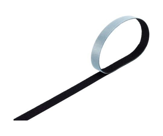 トラスコ中山 マジックバンドR結束テープ両面 幅20mmX長さ30m黒 MKT-20W-BK 1巻(ご注文単位1巻)【直送品】