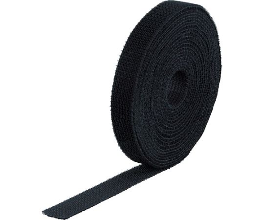 トラスコ中山 マジックバンドR結束テープ 両面 幅20mmX長さ5m黒 MKT-2050-BK 1巻(ご注文単位1巻)【直送品】