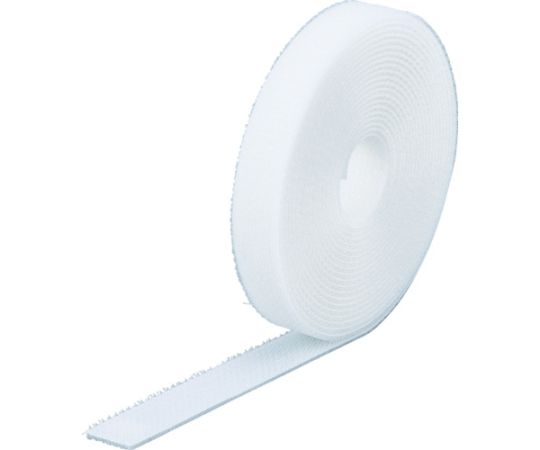 トラスコ中山 マジックバンドR結束テープ 両面 白 20mm×25m MKT-20250-W 1巻(ご注文単位1巻)【直送品】