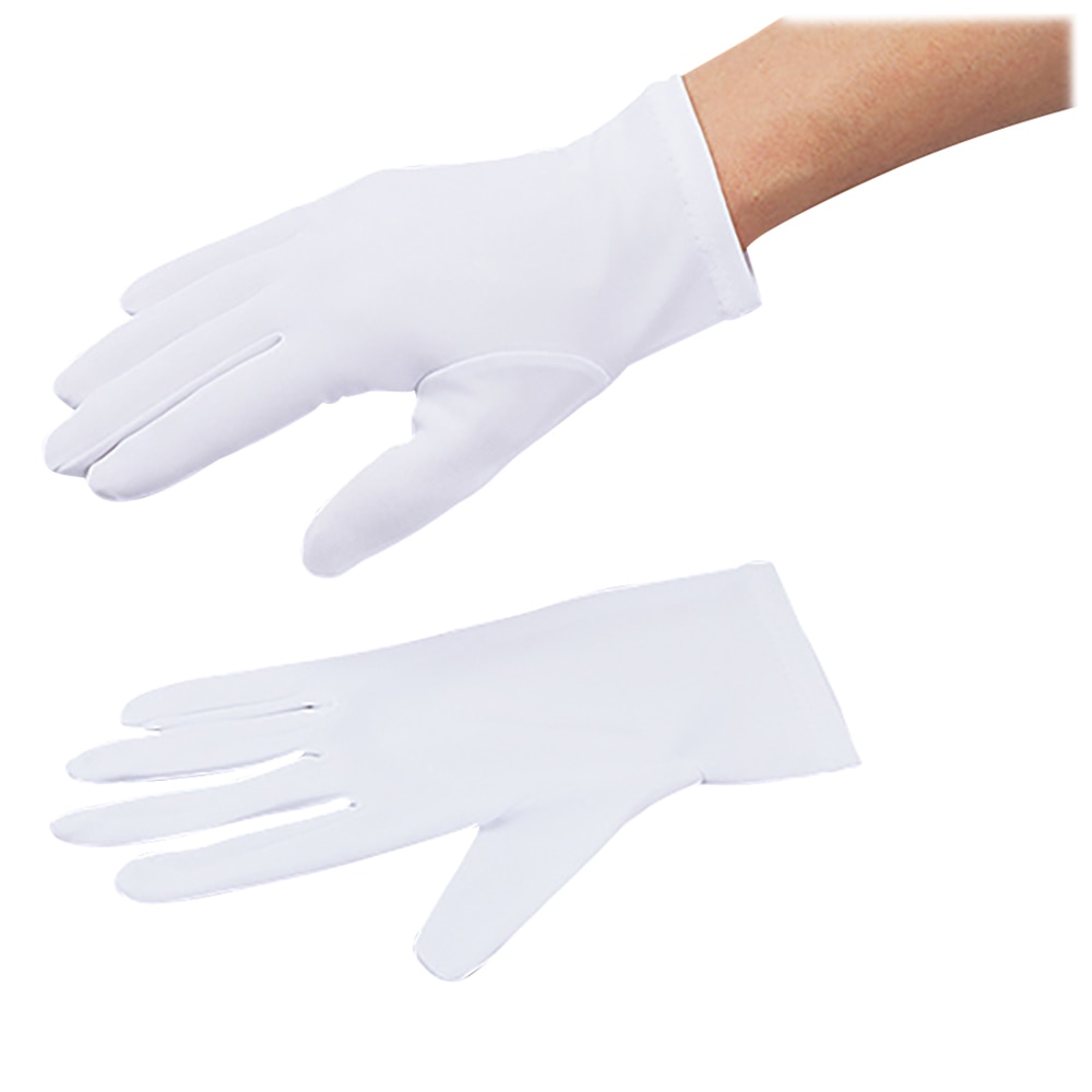 中田久吉商店 品質管理手袋(ナイロンダブル) M 10双入 1袋(ご注文単位1袋)【直送品】