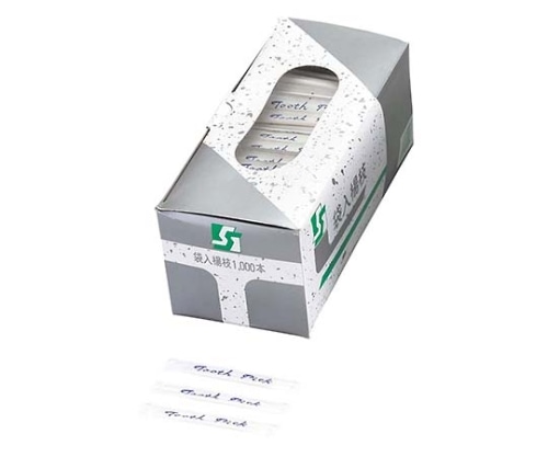 佐藤トレーディング Tooth Pick袋入 妻楊枝(1000本入) 3713000 1組(ご注文単位1組)【直送品】