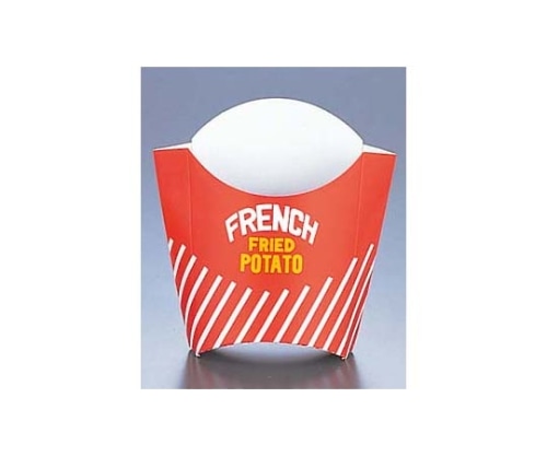 江部松商事 フレンチポテトカートン 01384(50枚入)紙製 赤 7527300 1組(ご注文単位1組)【直送品】