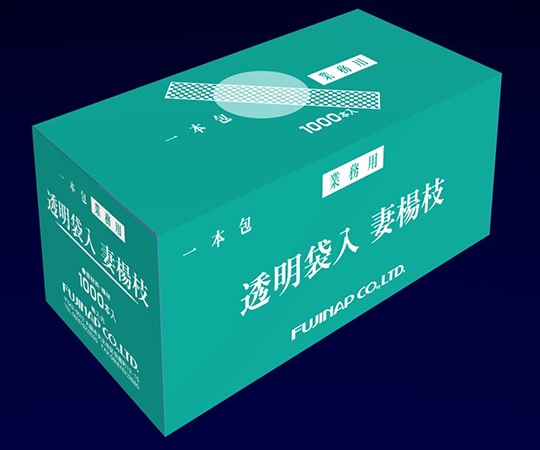 尚美堂 フジ透明袋入爪楊枝 1箱(1000本入) 768900 1箱(ご注文単位1箱)【直送品】