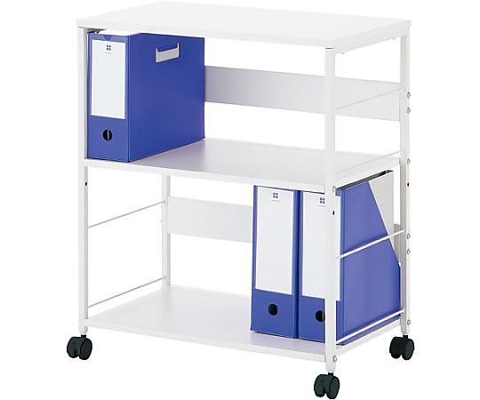 F.M.L CNデスクサイドワゴンN ホワイト LFA637TWHN 1台(ご注文単位1台)【直送品】