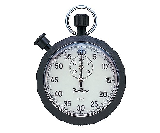 ハンハート 蛍光ストップウォッチ(LUMEN) 30分計 1周60秒 121・1515-00 1個(ご注文単位1個)【直送品】