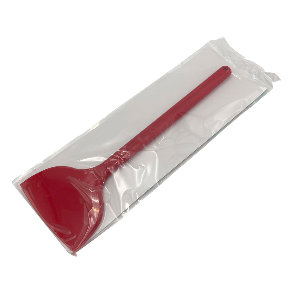 アズワン シリコーンヘラ 赤 クリーンヘラ 大 1本(ご注文単位1本)【直送品】