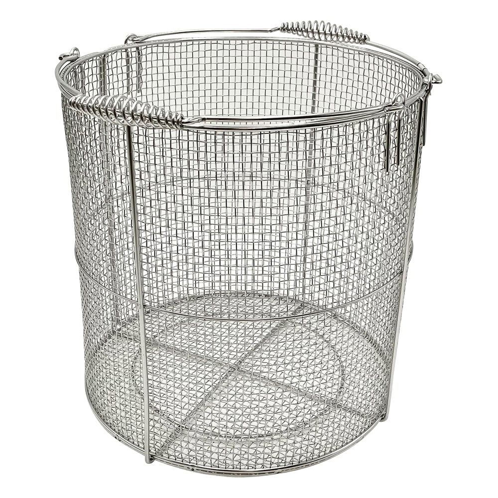 三和化研工業 ステンレス丸型洗浄カゴ 大 φ300×300mm　SS300 1個（ご注文単位1個）【直送品】