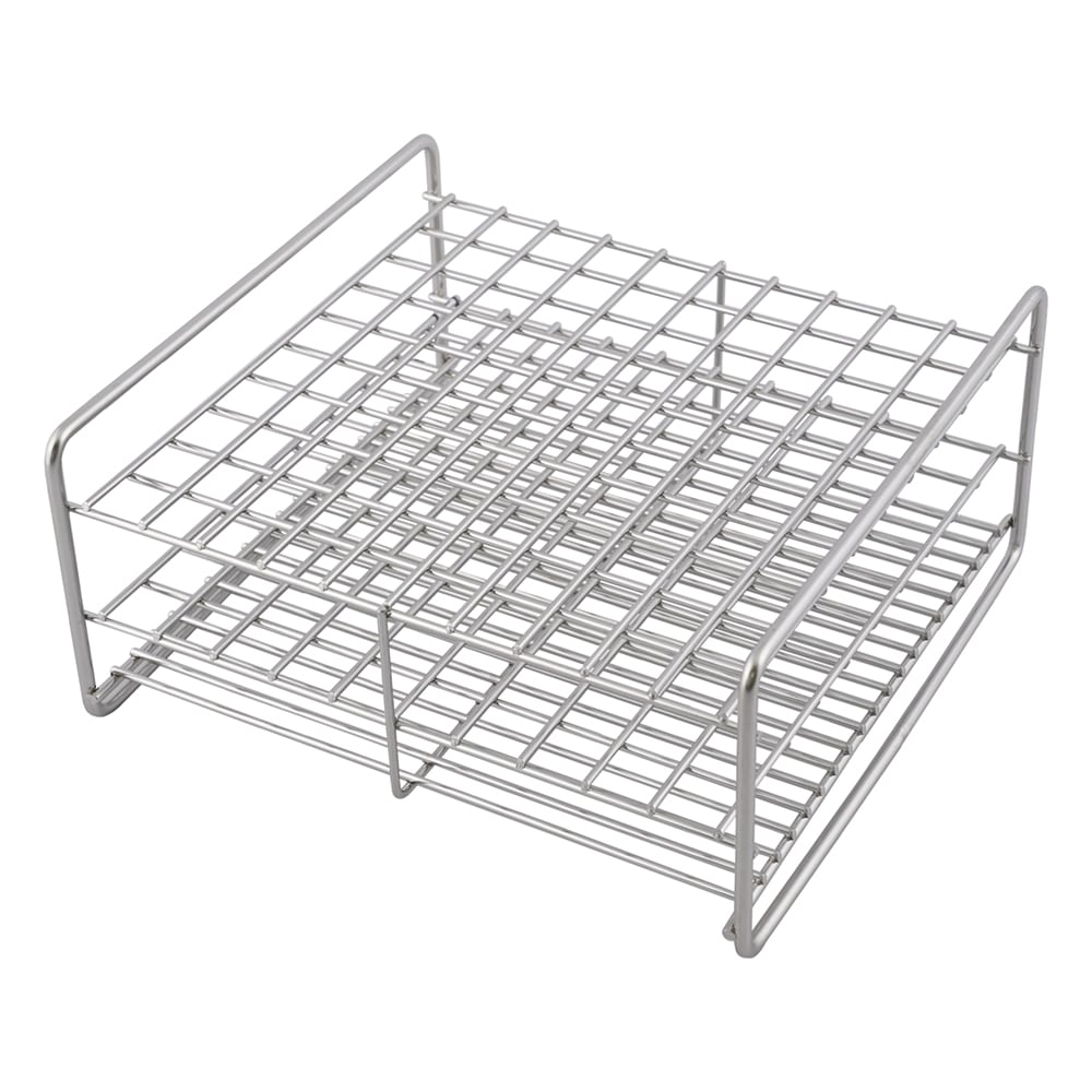 三和化研工業 ステンレス製試験管立 φ12mm 10×10配列 SS12-100 1個(ご注文単位1個)【直送品】