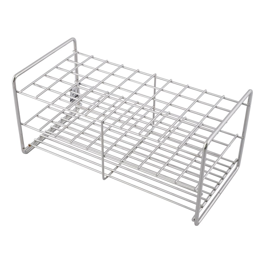 三和化研工業 ステンレス製試験管立 φ16.5mm 5×10配列 SS16.5-50 1個(ご注文単位1個)【直送品】