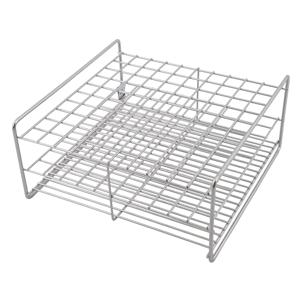 三和化研工業 ステンレス製試験管立 φ16.5mm 10×10配列 SS16.5-100 1個(ご注文単位1個)【直送品】