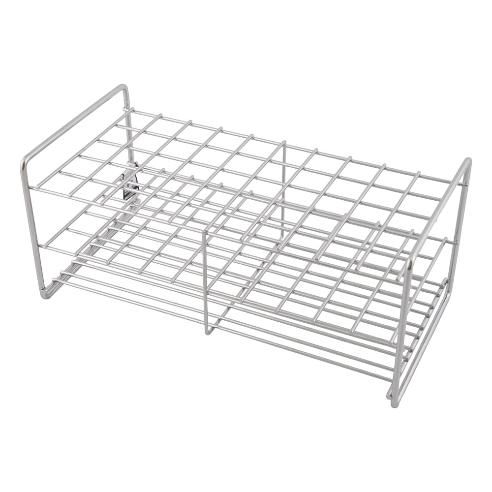 三和化研工業 ステンレス製試験管立 φ18mm 5×10配列 SS18-50 1個(ご注文単位1個)【直送品】