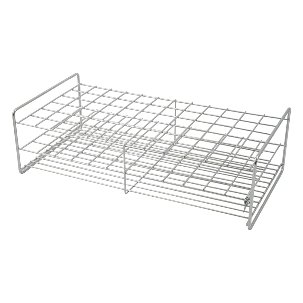 三和化研工業 ステンレス製試験管立 φ24mm 6×12配列 SS24-72 1個(ご注文単位1個)【直送品】