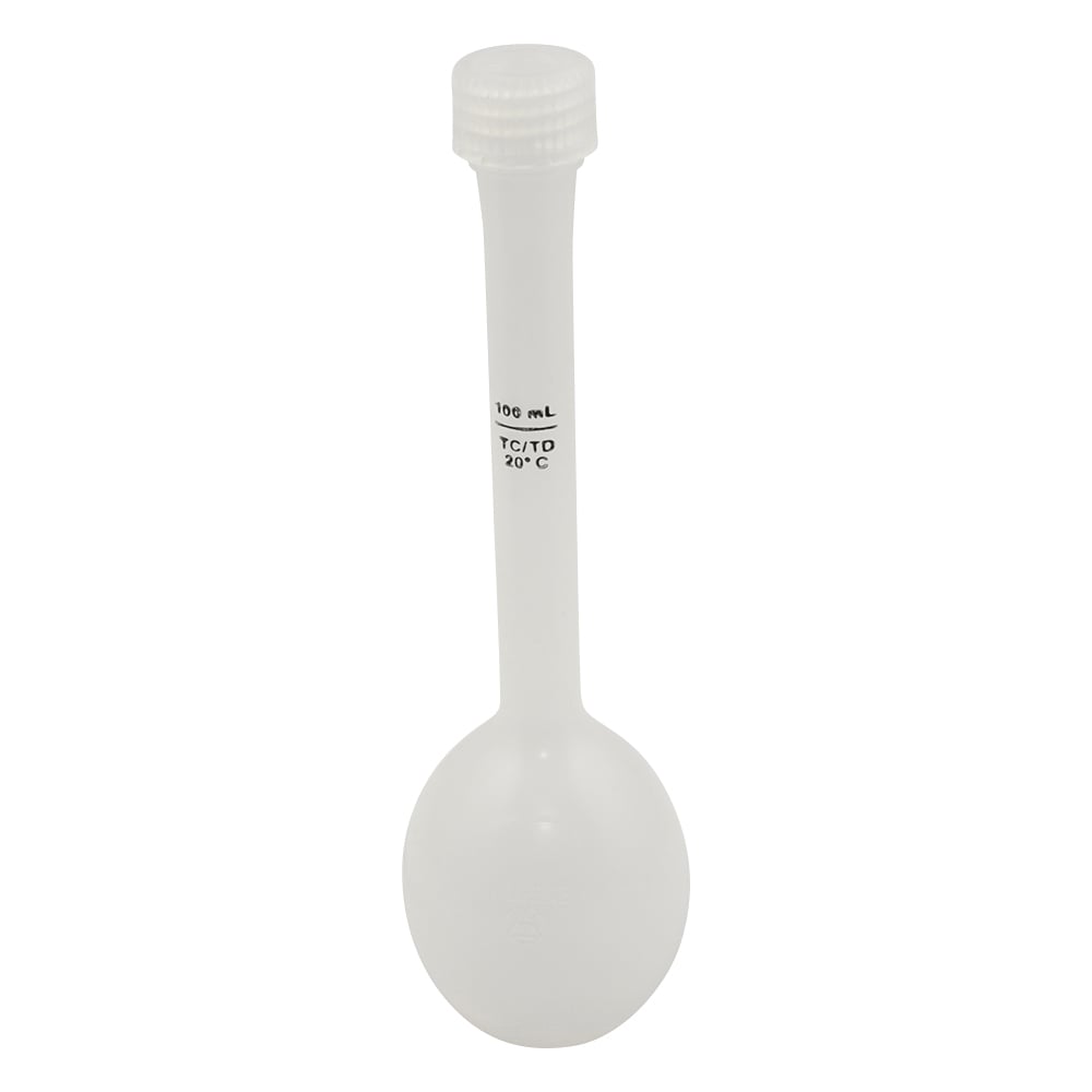 Nalge Nunc (サーモフィッシャーサイエンティフィック) ナルゲンメスフラスコ(PP製) 100mL 4000-0100 1個(ご注文単位1個)【直送品】