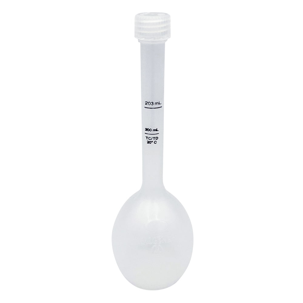 Nalge Nunc (サーモフィッシャーサイエンティフィック) ナルゲンメスフラスコ(PP製) 200mL 4000-0200 1個(ご注文単位1個)【直送品】