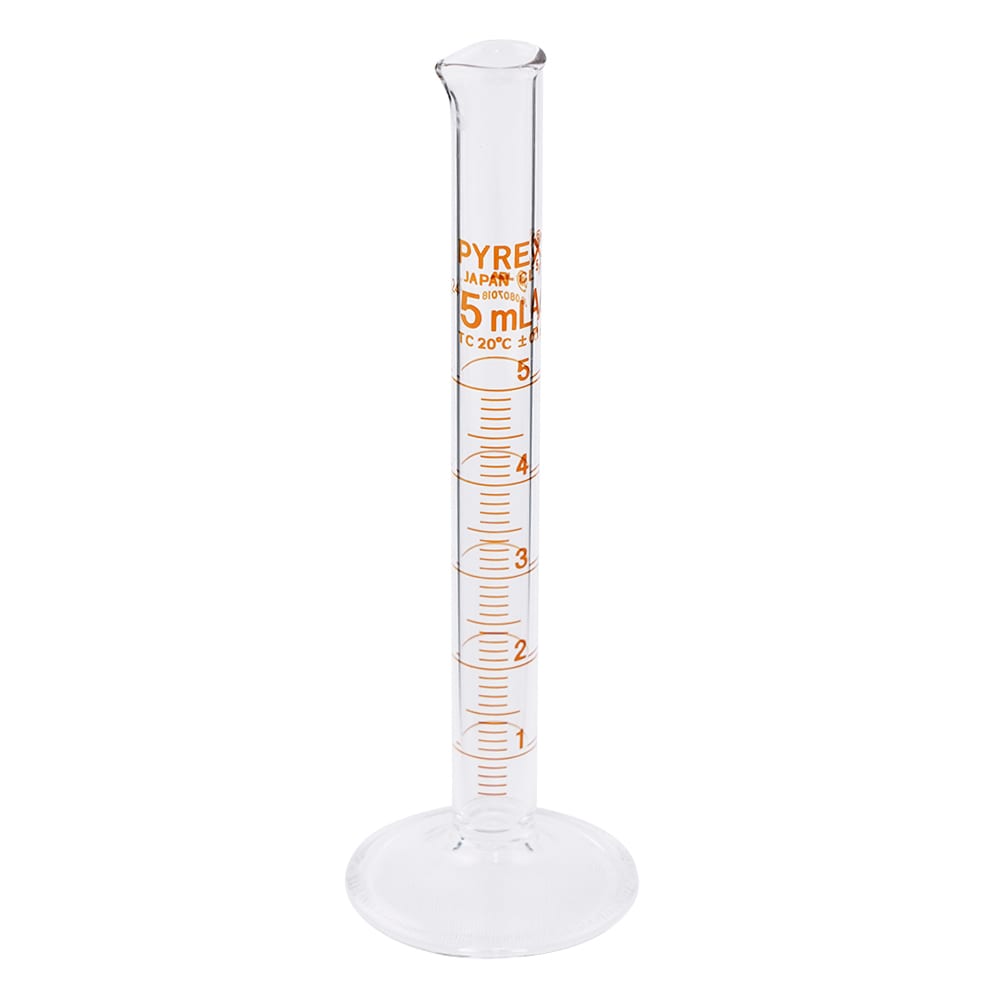 コーニング・PYREX PYREX(R) JIS メスシリンダー 5mL　3022JIS-5 1ケース（ご注文単位1ケース）【直送品】