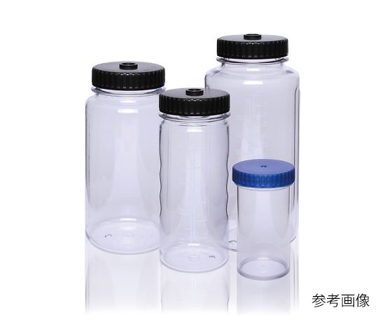 TriForest PC広口ボトル(オートクレーブ対応) 1000mL WPC-1000-C 1本(ご注文単位1本)【直送品】