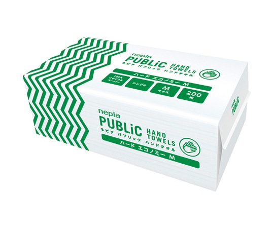王子ネピア パブリックハンドタオル ハードエコノミーM 200枚 25パック入り 79719 1ケース(ご注文単位1ケース)【直送品】
