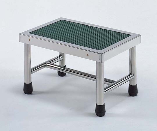 柏ステンレス工業 一段踏台 400×300×200H イチダントウダイ MH-1F-L 1個(ご注文単位1個)【直送品】