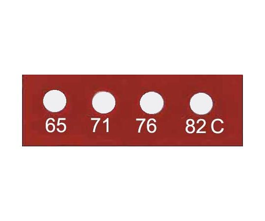 Wahl　instruments テンプ・プレート 11mmx 3mm 4点表示ミニ 10枚入　441-065 1ケース（ご注文単位1ケース）【直送品】